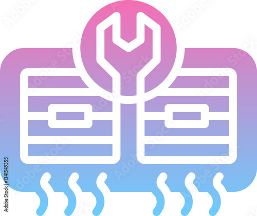 Air conditioner repair icon