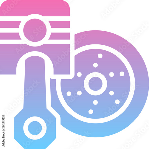 Car spare part icon