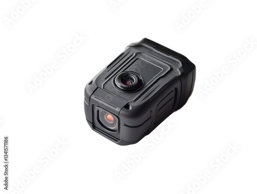 Compact action camera with sleek design and high-resolution lens for outdoor adventures, perfect for capturing every moment in stunning detail