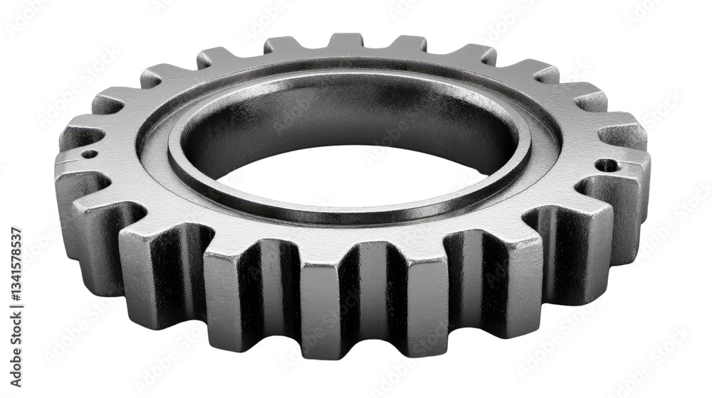Interlocking steel gears convey mechanical teamwork and industrial power Interlocking steel gears convey mechanical teamwork and industrial power