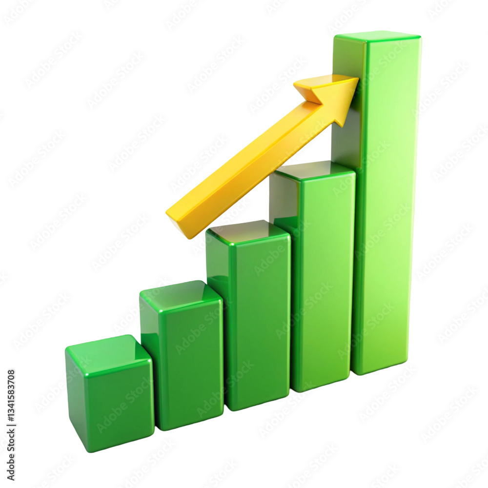 business chart with arrow business chart with arrow