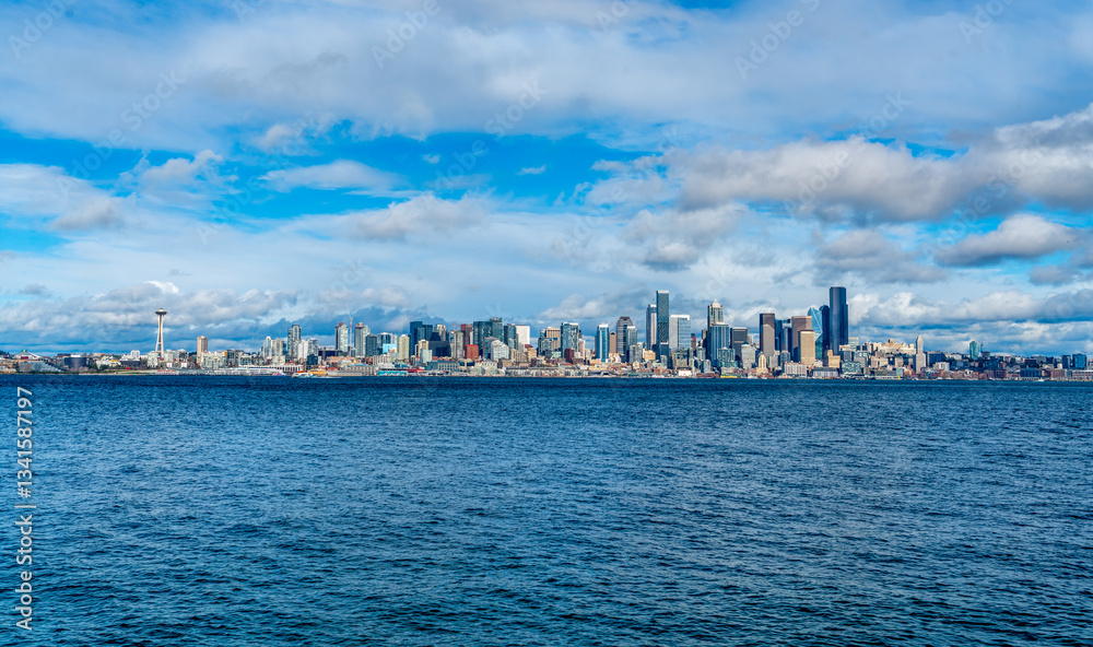 Naklejka premium Seattle Architecture Scence 3