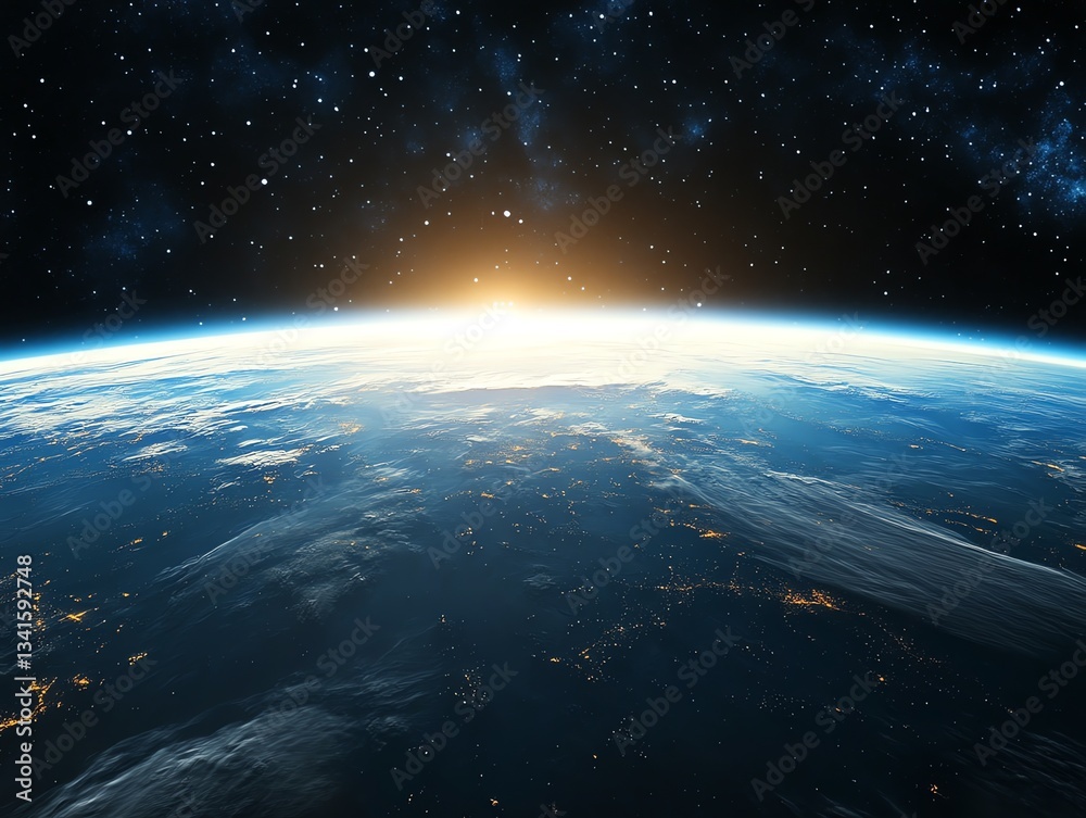 A detailed view of Earths atmosphere layers hot and co A detailed view of Earths atmosphere layers hot and co
