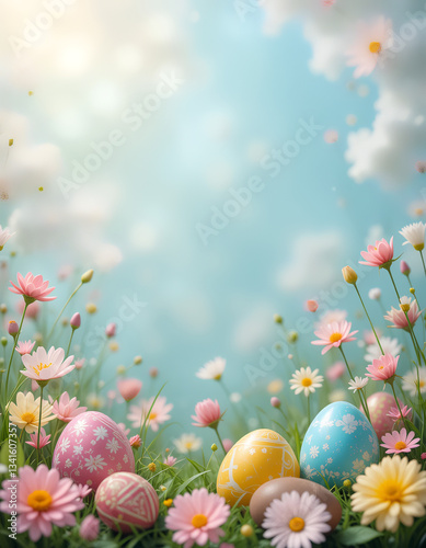 easter greeting card background