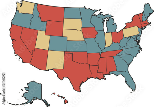 map of the United States 