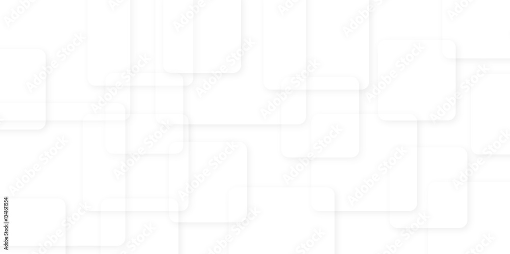 Obraz premium Abstract Modern and smooth lines covered with abstract geometric background .Abstract Squares in bright light with soft shadows as pattern. with geometric line shapes Space design concept.