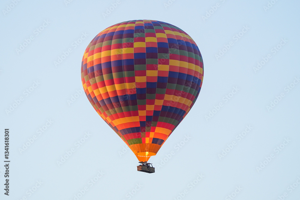 Naklejka premium Hot Air Balloon in Cappadocia, Nevsehir, Turkiye
