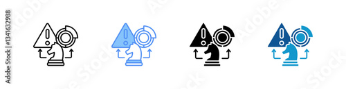 Contingency Plan Multi Style Icon Sheet
