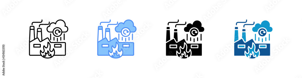 Disaster Recovery Multi Style Icon Sheet Disaster Recovery Multi Style Icon Sheet