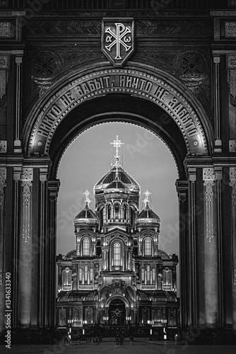 Photography cathedral of christ the savior in moscow
