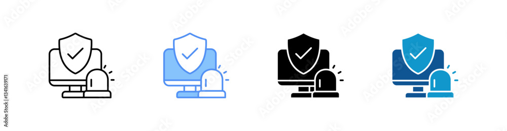 Protection Multi Style Icon Sheet Protection Multi Style Icon Sheet