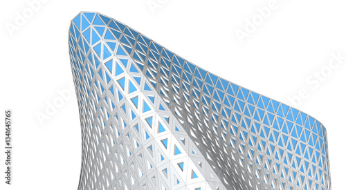 Parametric Architectural Structures – Futuristic Geometric Facades in Perspective