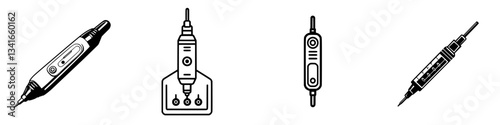 Variety of drawing tools displayed on a clean background with different designs and styles reflecting creativity and artistry