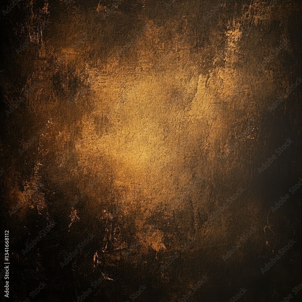 Obraz premium Textured Dark Gold Background for Design Projects