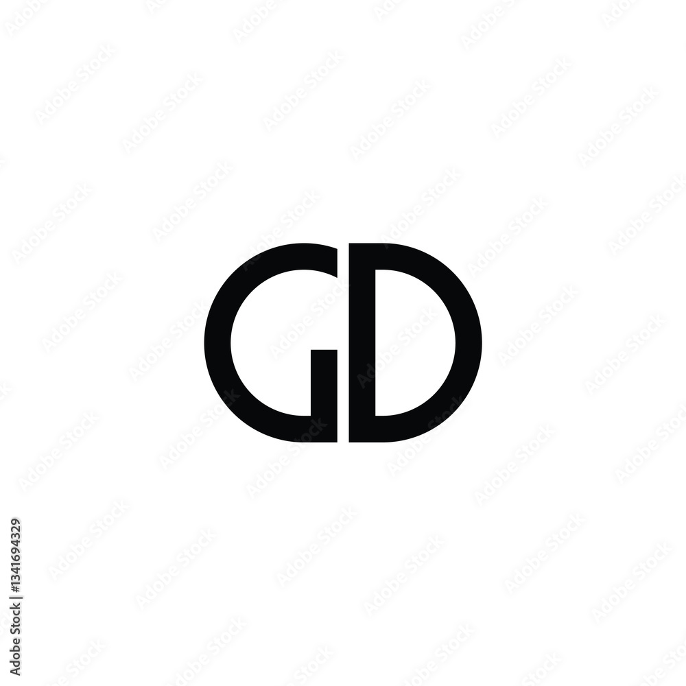 GD monogram logo design letter text name symbol monochrome logotype alphabet character simple logo GD monogram logo design letter text name symbol monochrome logotype alphabet character simple logo