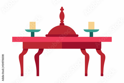 Dining Table Creative Vector Design 