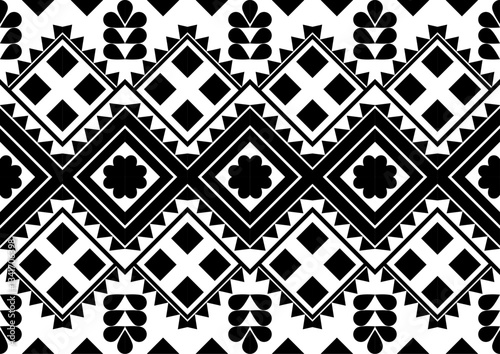 black and white seamless pattern