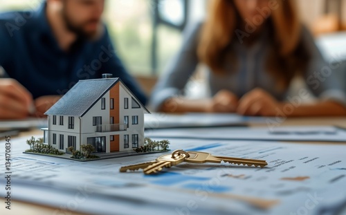 Keys to New Beginnings at a Real Estate Closing Meeting