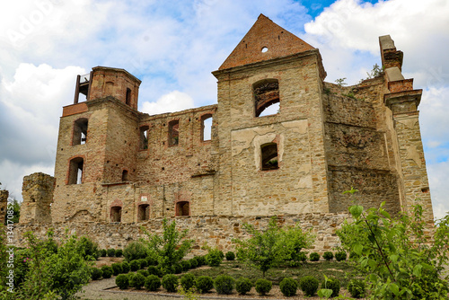 Ruins of the Discalced Carmelite Monastery in Zagorz, podkarpackie voivodeship, Poland, Europe photo