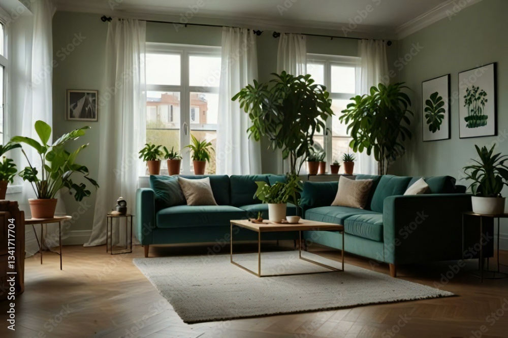 Fototapeta premium modern living room