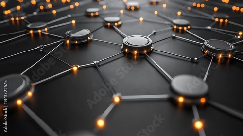 Abstract network connection.