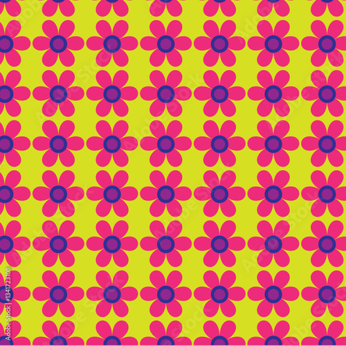 Cute floral vintage print of small flower. pretty simple vibe. Seamless pattern for girl and woman dress, fashion fabric textile. Vector illustration. Floral seamless pattern .