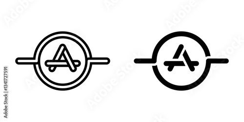 Industrial ammeter icon simple vector. Electric circuit. Central computer