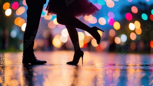 Enchanting Prom Night: Coupleâ€™s First Dance Under Fairy Lights