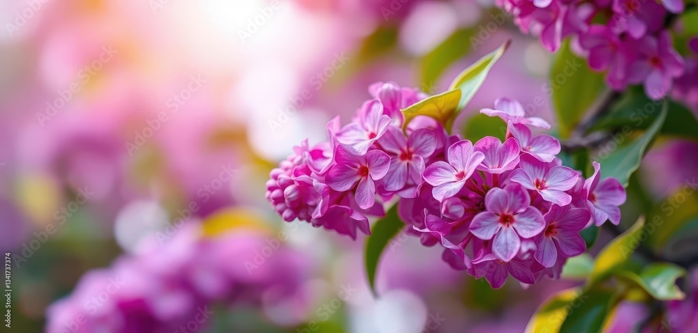 Soft focus lilac blossoms, vibrant purple hues, blurred background, nature, spring flowers Soft focus lilac blossoms, vibrant purple hues, blurred background, nature, spring flowers