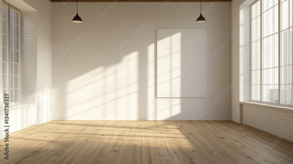 Fototapeta premium Bright and Airy Startup Office Interior Design