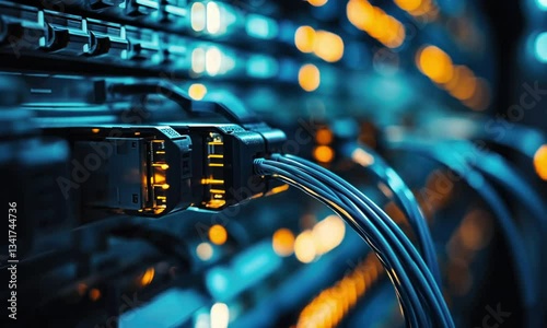 Illuminated Network: Fiber Optic Cables in Data Center