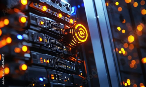 Server Room: Digital Infrastructure and Network Technology