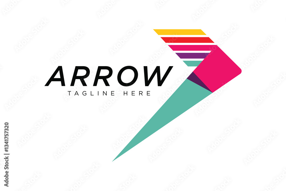 Modern Arrow Vector Logo concept, Simple Arrow logo designs concept. Modern Arrow Vector Logo concept, Simple Arrow logo designs concept.