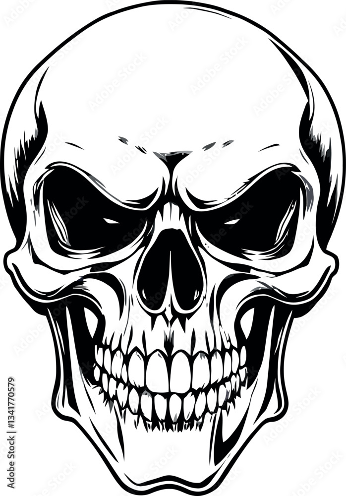 Obraz premium Modern Head Vector Illustration Head Vector Design