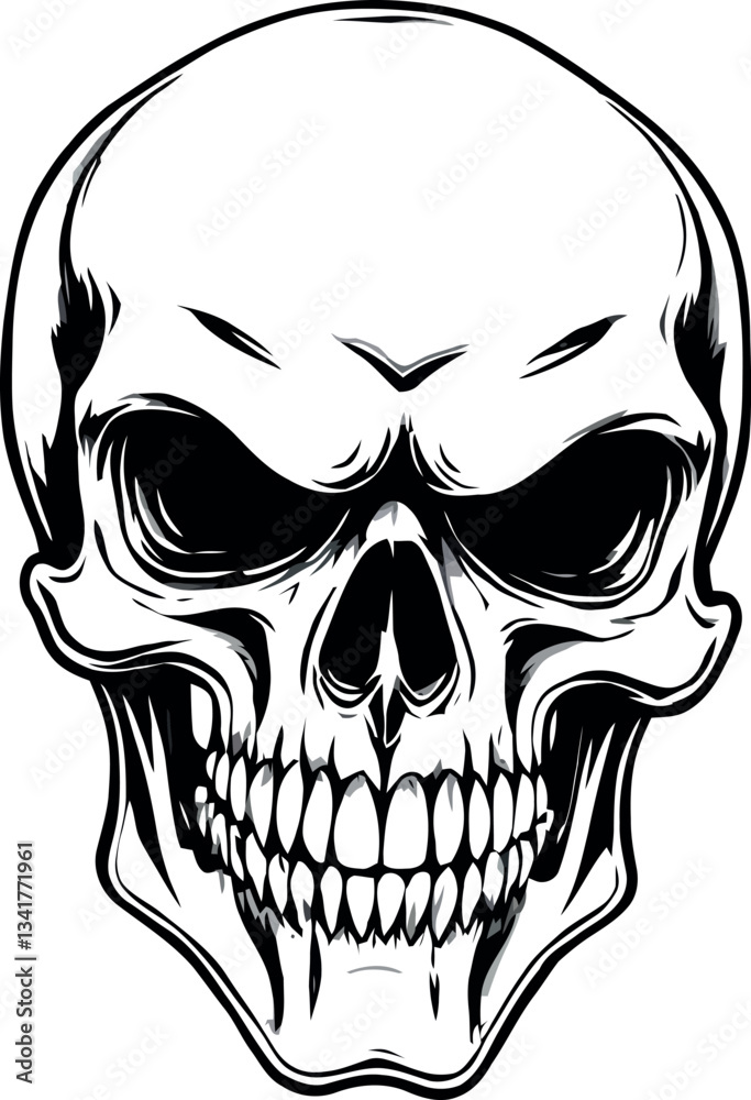 Fototapeta premium Modern Head Vector Illustration Head Vector Design