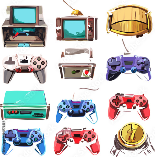 video game icons