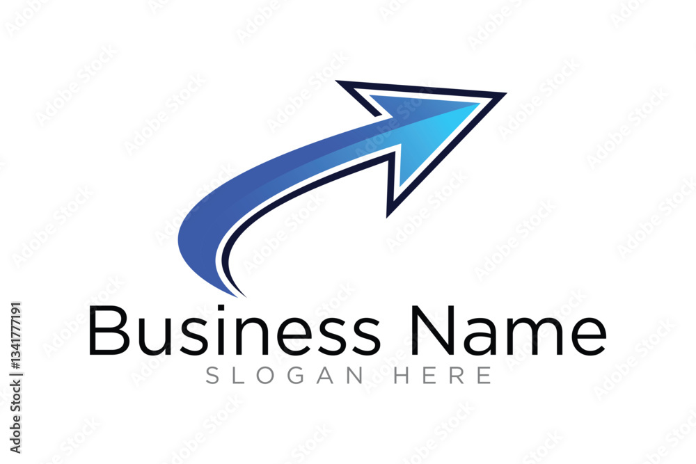 Modern Arrow Vector Logo concept, Simple Arrow logo designs concept. Modern Arrow Vector Logo concept, Simple Arrow logo designs concept.