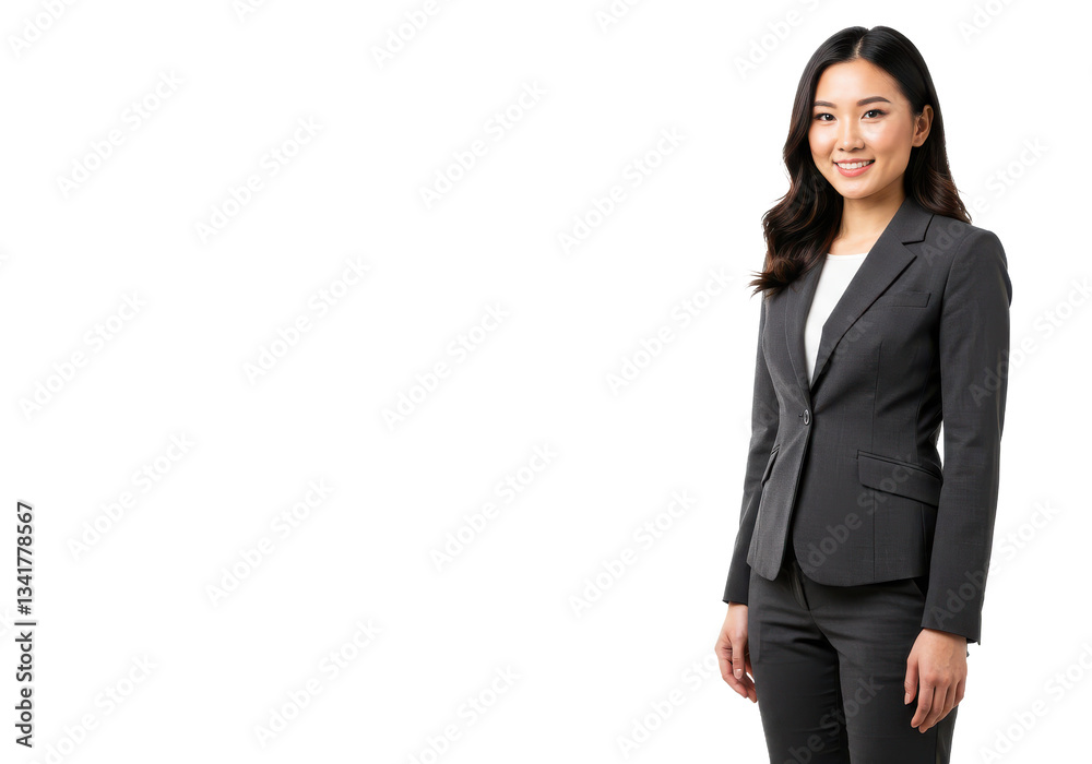 Full length portrait of beautiful young businesswoman isolated on White background Full length portrait of beautiful young businesswoman isolated on White background