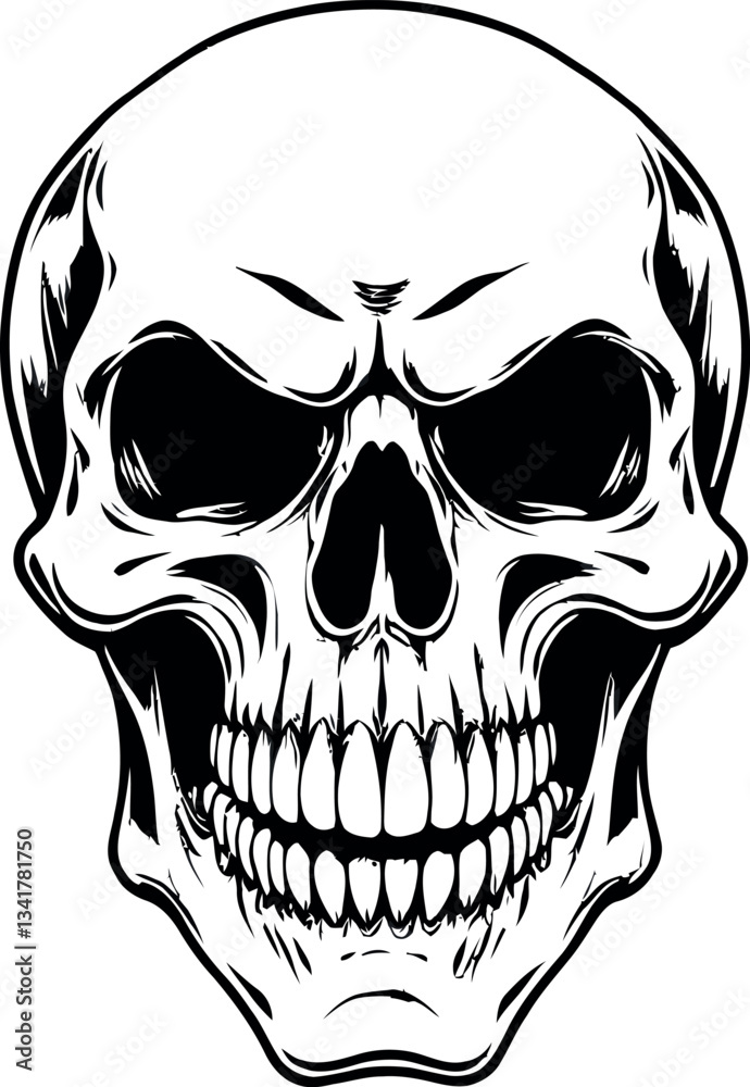 Fototapeta premium Modern Head Vector Illustration Head Vector Design