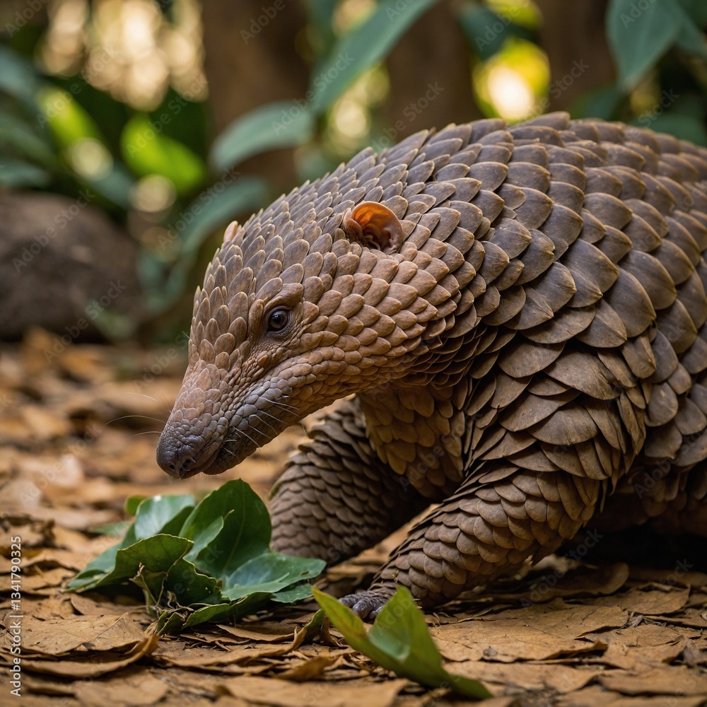 Obraz premium lizard on the tree