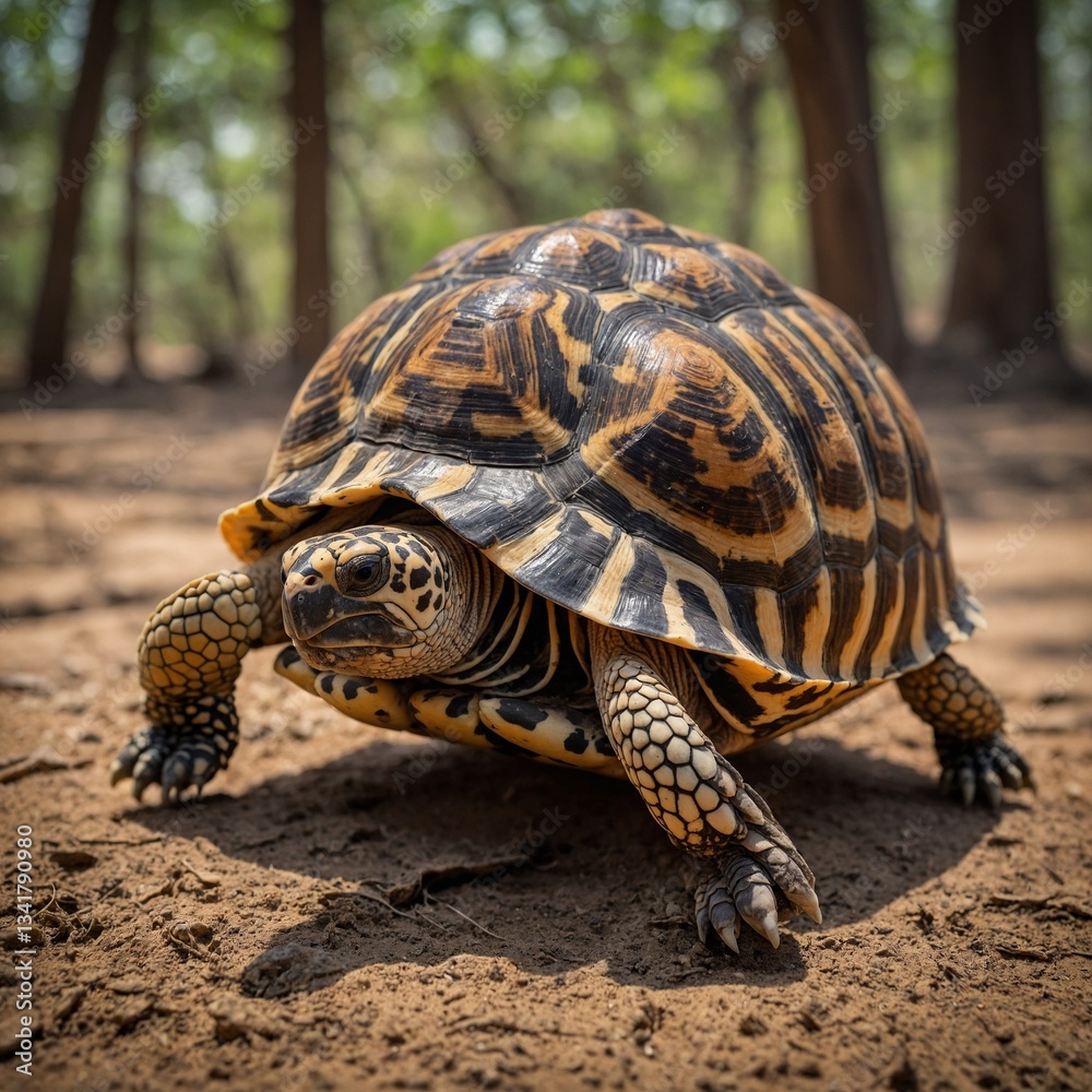 Obraz premium turtle on a rock
