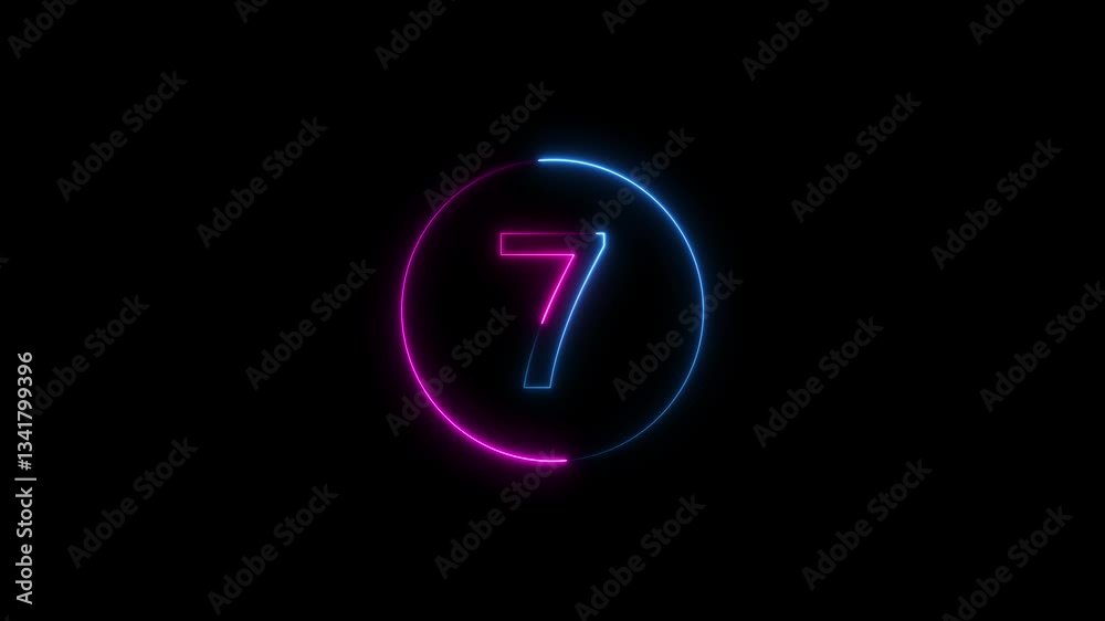 neon text 7 number countdown icon background 4k animation .Neon number 7 with alpha channel, neon numbers, Bright neon glowing number 7, Energy Neon red Number 7 Animation neon text 7 number countdown icon background 4k animation .Neon number 7 with alpha channel, neon numbers, Bright neon glowing number 7, Energy Neon red Number 7 Animation