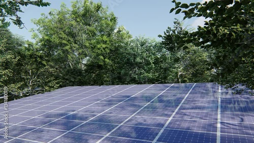 solar electricity ecology renewable power green environment technology alternative photovoltaic. electric environmental panel energy clean eco solar panel industry generator sunlight.