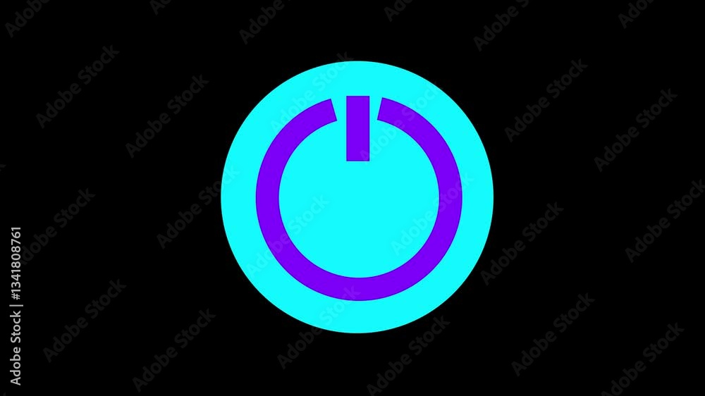 red color power button icon animation on black background. Power button icon animation. symbol power icon video animation. Animate power on off buttons with startup and shutdown effects, red color power button icon animation on black background. Power button icon animation. symbol power icon video animation. Animate power on off buttons with startup and shutdown effects,