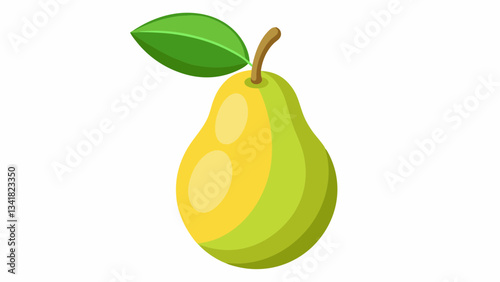 Pear on a White Background