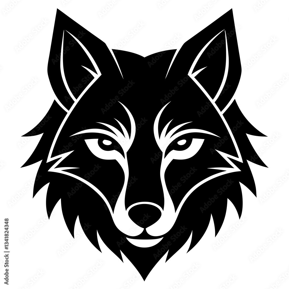 Obraz premium wolf head vector