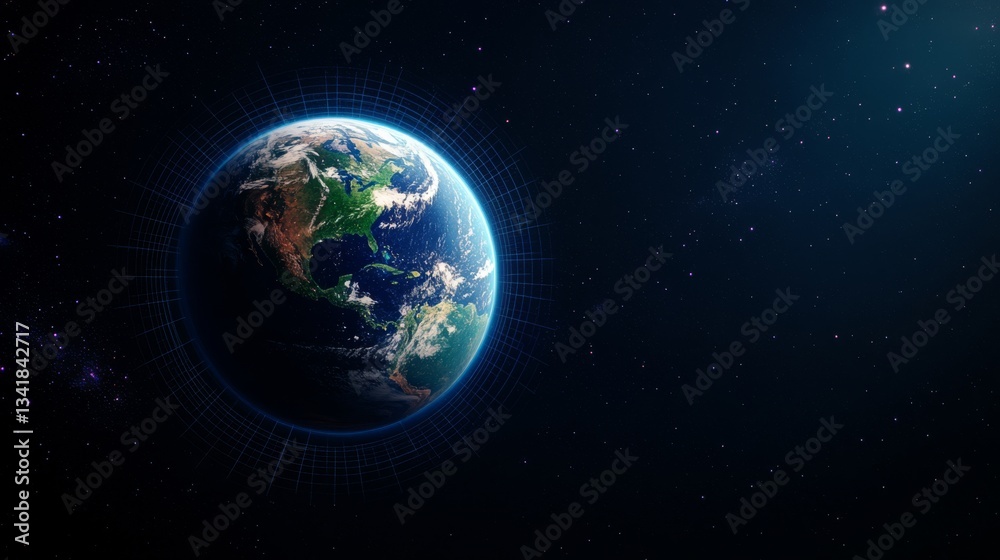 Global Network Earth in Space, Digital Grid Composition, Planet Earth, Space Exploration, Digital art Global Network, digital earth, space exploration Global Network Earth in Space, Digital Grid Composition, Planet Earth, Space Exploration, Digital art Global Network, digital earth, space exploration