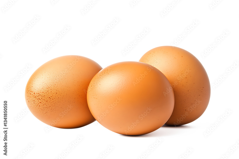 three fresh eggs isolated on white background,AI GENERATED three fresh eggs isolated on white background,AI GENERATED