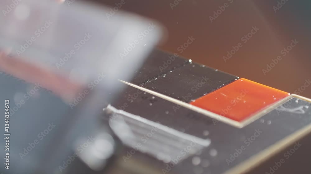 Retro radio tape recorder, audio cassette close-up. Listening to music, old radio boom box player, macro of vintage music listening. 