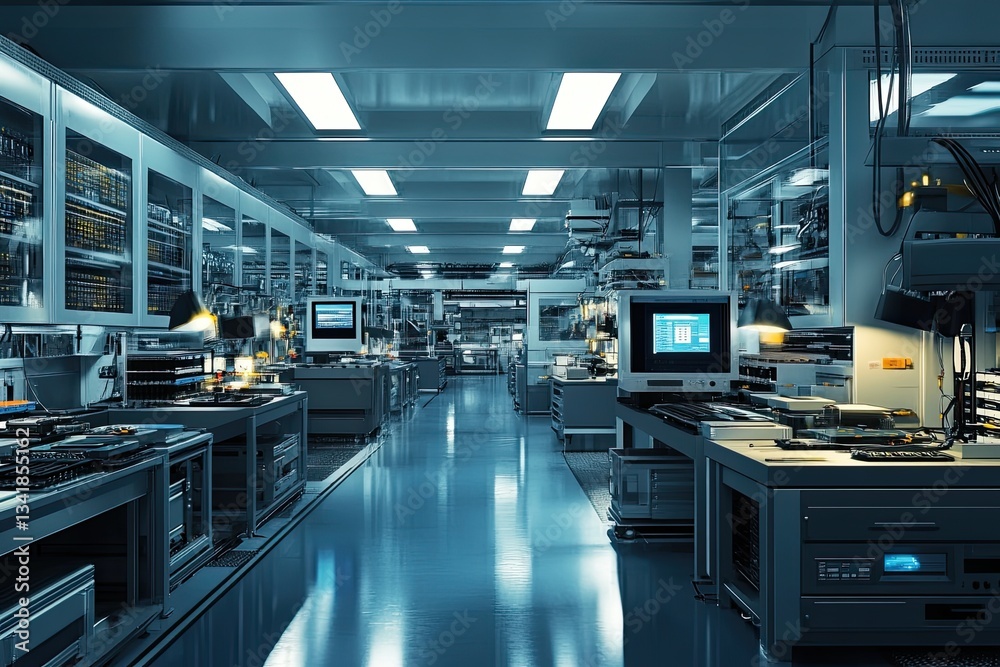 Fully automated electronics production line ensuring seamless assembly Fully automated electronics production line ensuring seamless assembly